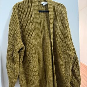 Ava & Viv Women's Mustard Cardigan